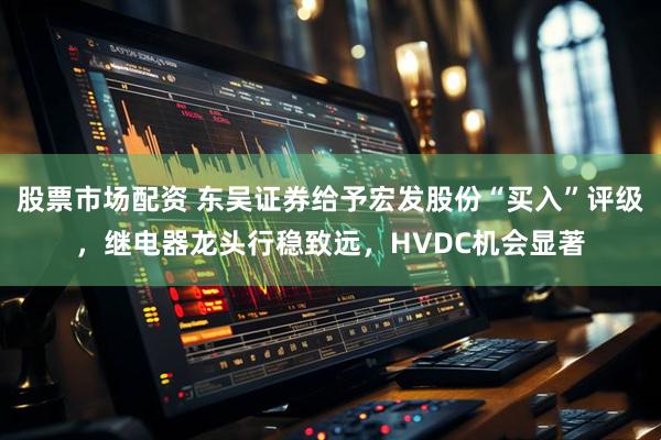 股票市场配资 东吴证券给予宏发股份“买入”评级，继电器龙头行稳致远，HVDC机会显著